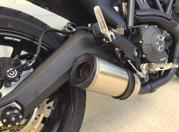 Shift Tech Titanium Slip-On Exhaust System for 2015 Ducati Scrambler