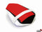 LuiMoto Limited Edition Seat Cover 2009-2012 Yamaha YZF R1 - CF Red/White