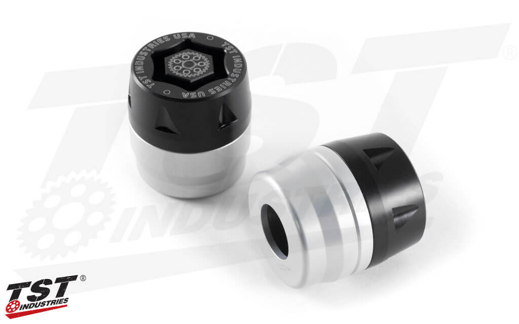 TST Industries Axle Slider Crash Protection for Kawasaki '18- Ninja 400, '19- Z400, '24- Ninja 500