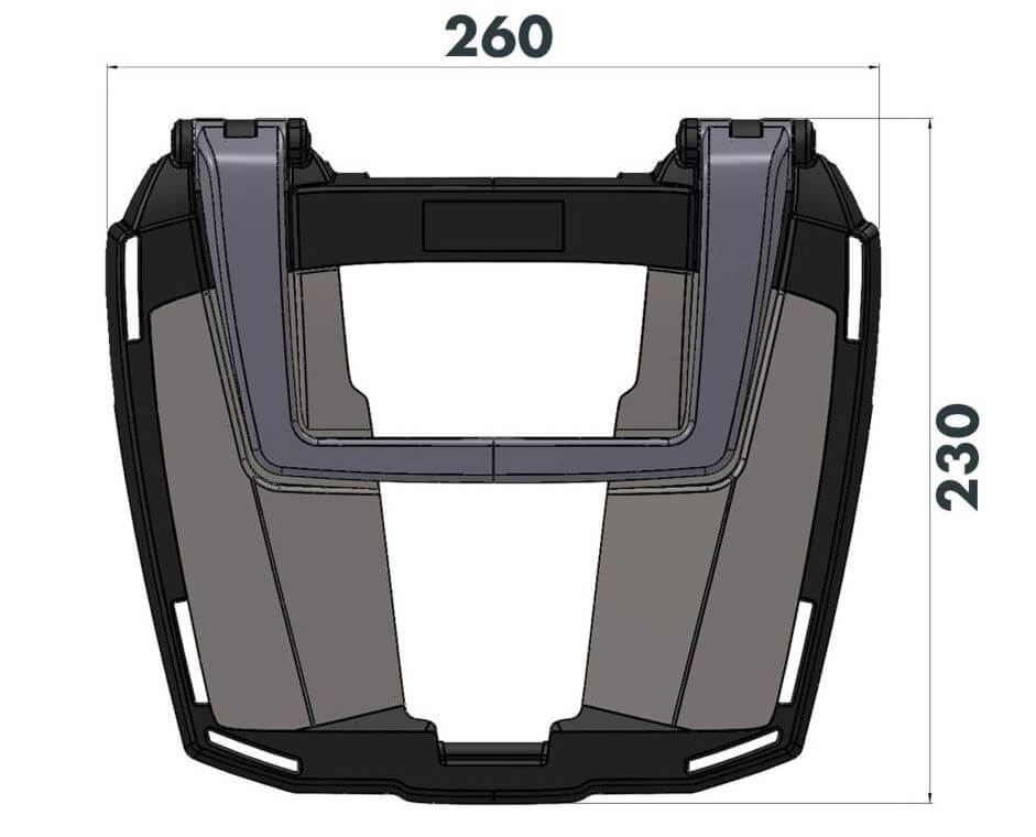 Hepco & Becker Rear Easyrack for '19-'20  Honda CRF1100L Africa Twin