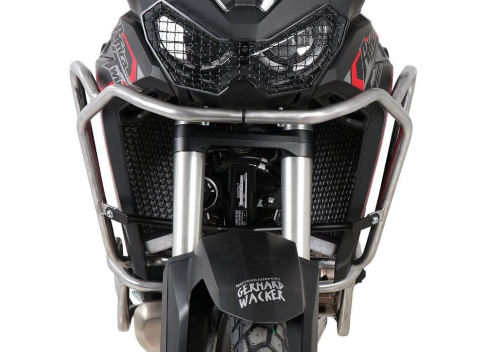 Hepco & Becker Tank Guard for '19-'20  Honda CRF1100L Africa Twin - Stainless Steel