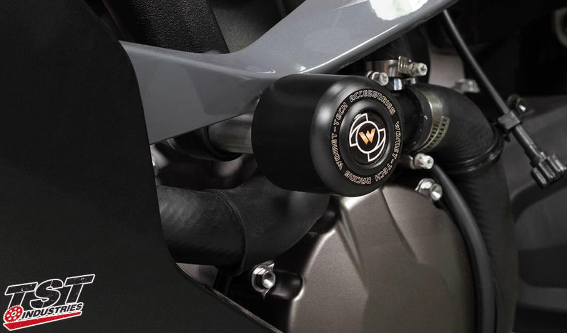 Womet-Tech Frame Sliders '19- Kawasaki ZX-6R