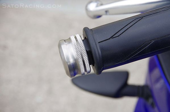 Sato Racing Short-Style Barends For Yamaha YZF-R125 '08-, MT-01 ('05+), FZ1 ('06+), FZ6 ('04-'07) FZ07 ('14+) FZ09 ('14+) XJ-6