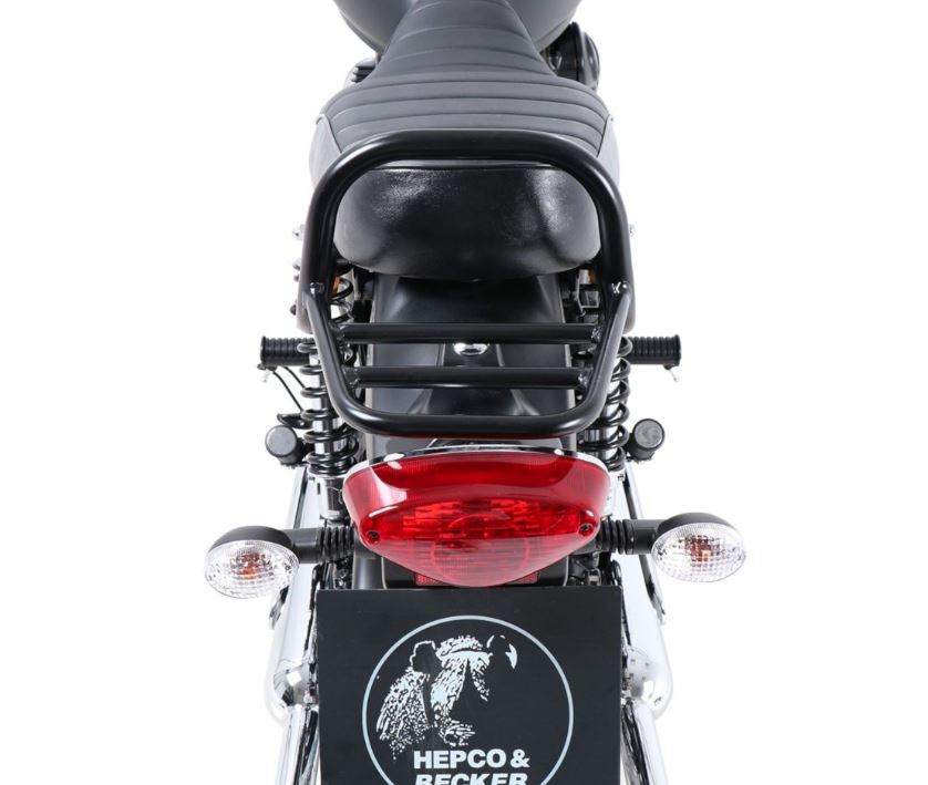 Hepco & Becker Rear Rack (Not For Top Cases) '19+ Kawasaki W800 Street/ Cafe - Black