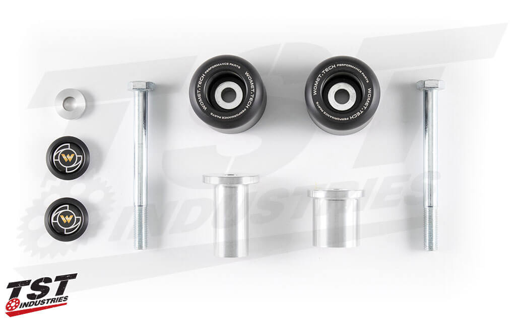 Womet-Tech Frame Sliders '19- Kawasaki ZX-6R