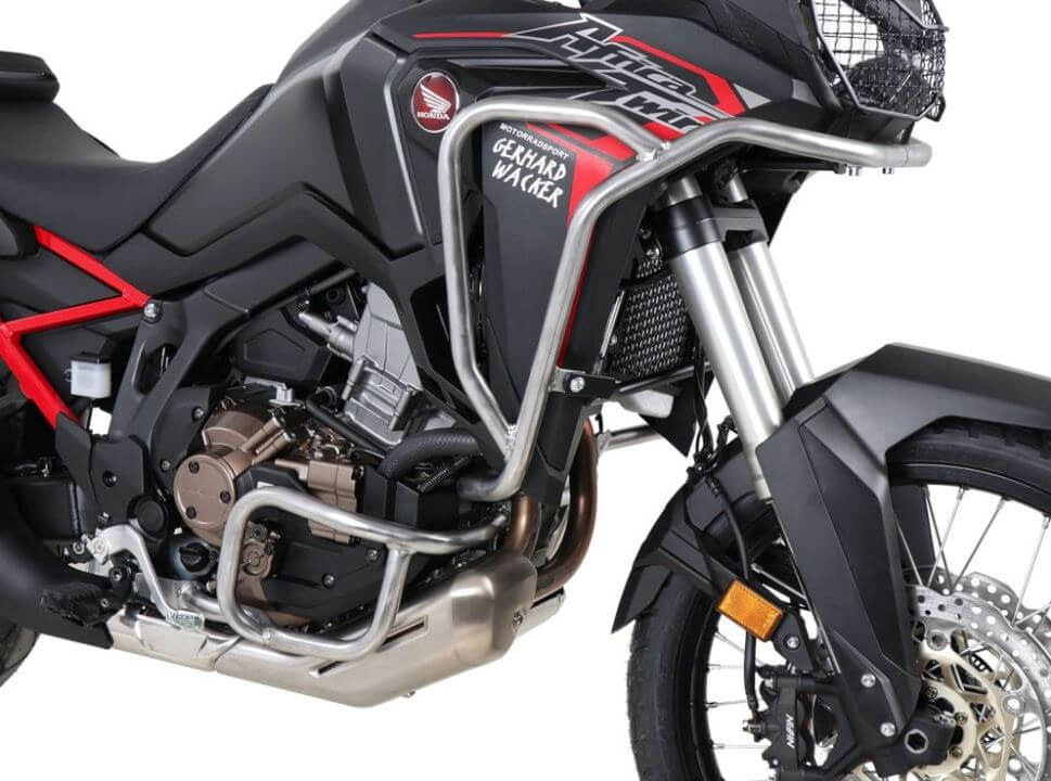 Hepco & Becker Tank Guard for '19-'20  Honda CRF1100L Africa Twin - Stainless Steel