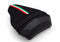 LuiMoto Team Italia Suede Leather Passenger Seat Cover '09-'15 Ducati Streetfighter