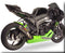 Hotbodies Racing MGP Growler Carbon Slip-on Exhaust System 2009-2012 Kawasaki ZX6R