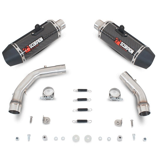 Scorpion Serket Parallel Slip-on Exhaust Systems for '09-'14 Yamaha R1