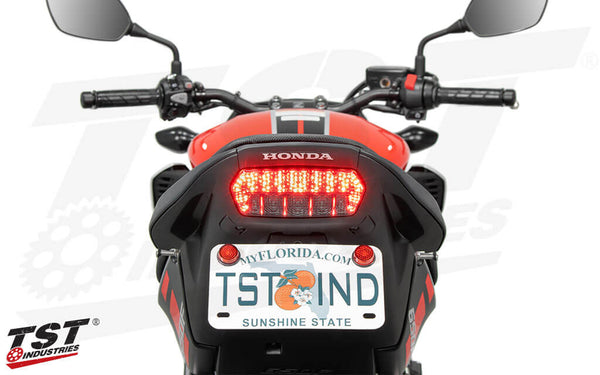 TST Industries Programmable Sequential LED Integrated Tail Light for '14-'18 Honda CBR650F/CB650F