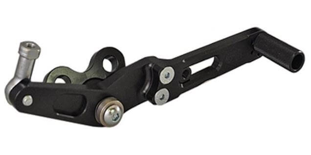 Woodcraft Complete Race GP Shift Conversion With Quickshifter for '06-'12 Triumph 675