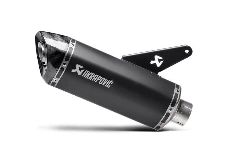 Akrapovic Slip-On Line (Titanium Black) Exhaust '14-'16 Ducati Monster 821/1200/S (Muffler Only)