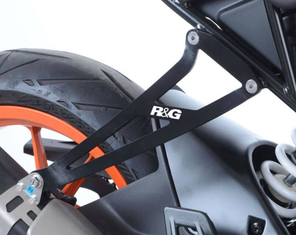 R&G Racing Exhaust Hanger & Footrest Blanking Plate Kit '17- KTM RC390