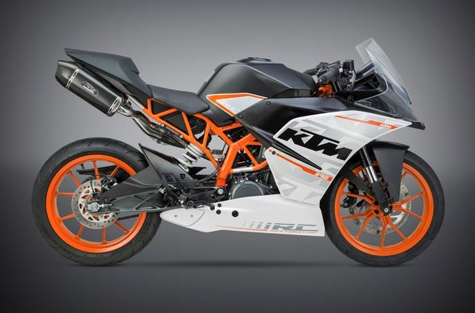 Yoshimura Race RS-9 SS-Carbon Slip-Ons Exhaust '14-'16 KTM RC390