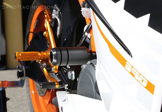 Sato Racing Frame Slider Kit For 2014-2015 KTM RC 390