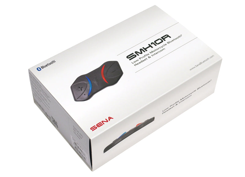 Sena SMH10R Low Profile Motorcycle Bluetooth Headset & Intercom (SMH10R-01)