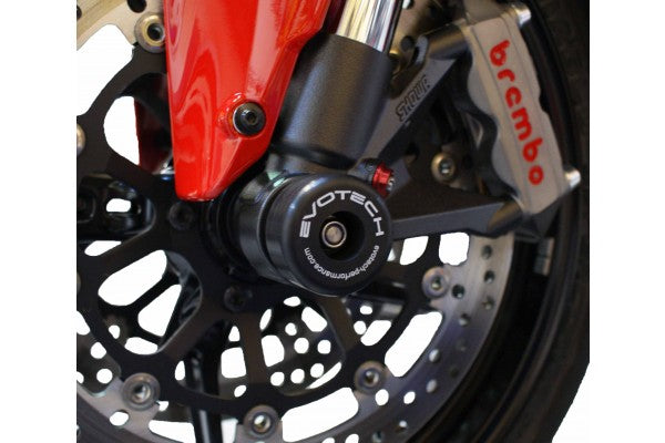 Evotech Performance Front Axle Sliders / Spindle Bobbins Kit for 2010-2014 Ducati Multistrada 1200