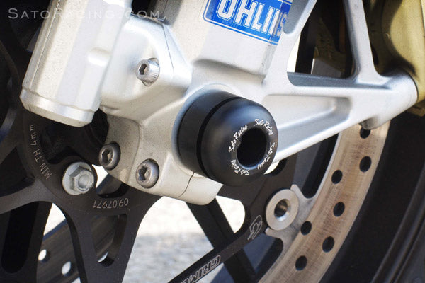 Sato Racing Front Axle Sliders 2009-2015 Aprilia RSV4