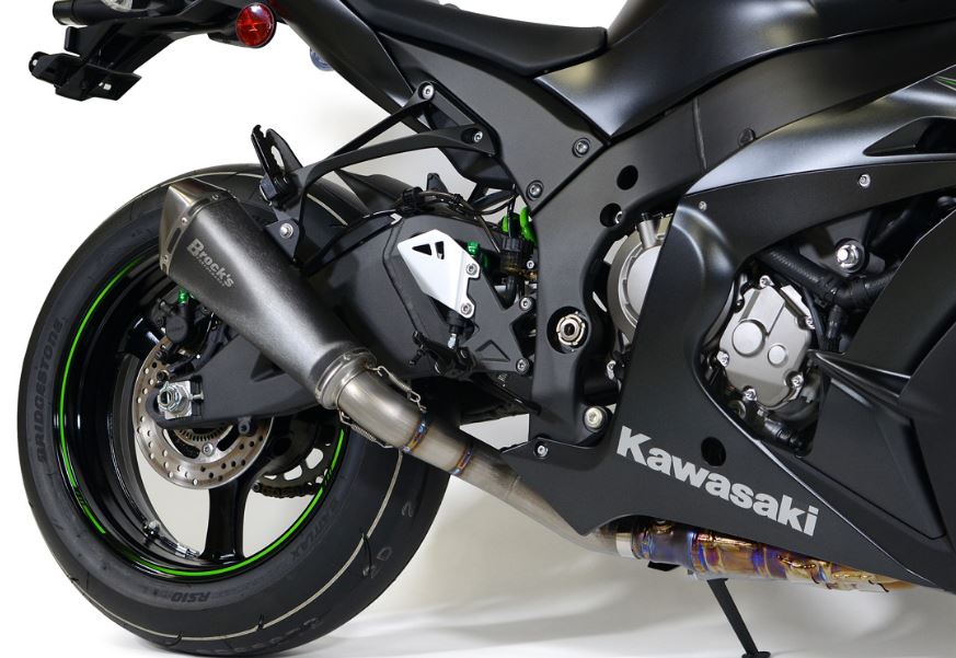 Brocks Performance Predator Electro Black Slip-On (3/4 System) Exhaust 2016+ Kawasaki ZX10R | 570763