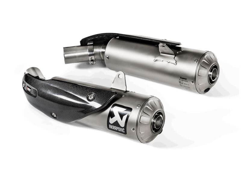 Akrapovic Slip-On Line (Titanium) Exhaust 2018+ Ducati Scrambler 1100