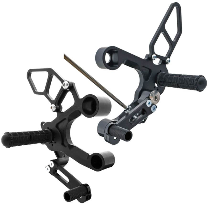 Woodcraft Adjustable Rearsets '14-'20 Yamaha FZ-09/MT-09/XSR900/FJ-09