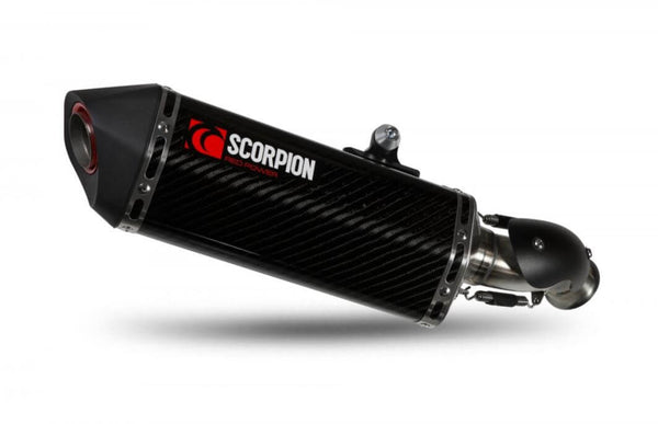 Scorpion Red Power Motorcycle Exhaust from Motostarz.ca