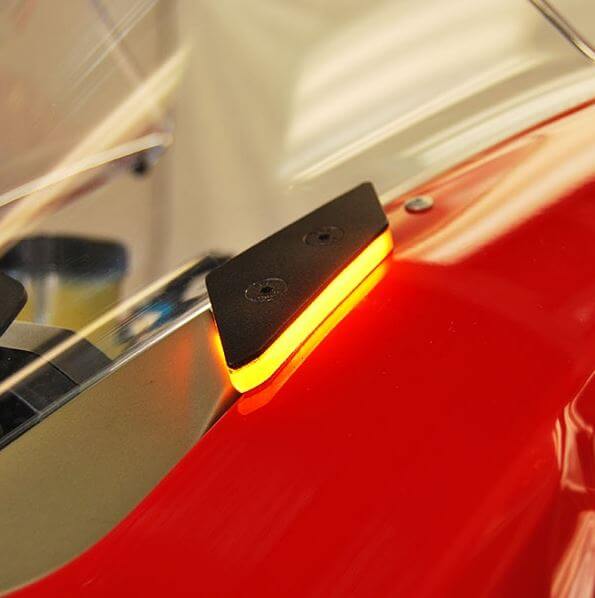 New Rage Cycles Mirror Block Off Turn Signals 2018+ Ducati Panigale V4