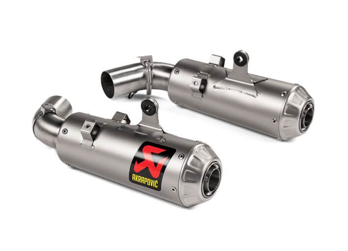 Akrapovic Slip-On Line Titanium Exhaust '19-'20 Ducati Hypermotard 950/SP