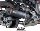 SC Project (Low Position) Oval Slip-on Exhaust for 2015-2018 BMW S1000XR
