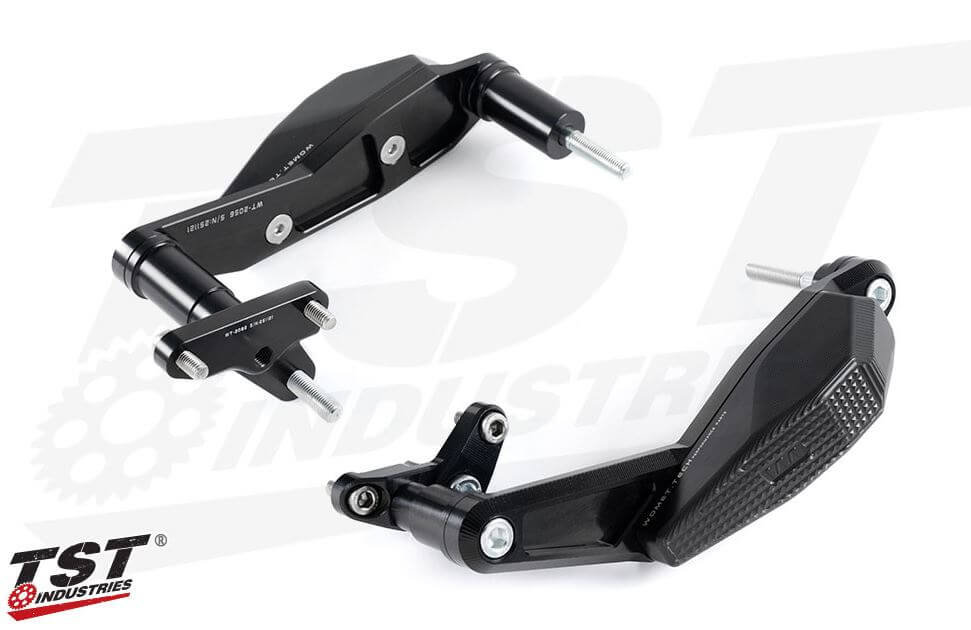 Womet-Tech EVOS Edition Frame Sliders 21-25 Yamaha MT-09/SP, 22-25 XSR900, 21-22 Tracer 9