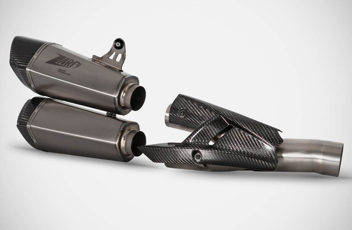 ZARD Stainless Steel Link Pipe for Euro 5 Exhaust '21-'23 Triumph Speed Triple 1200 RS/RR