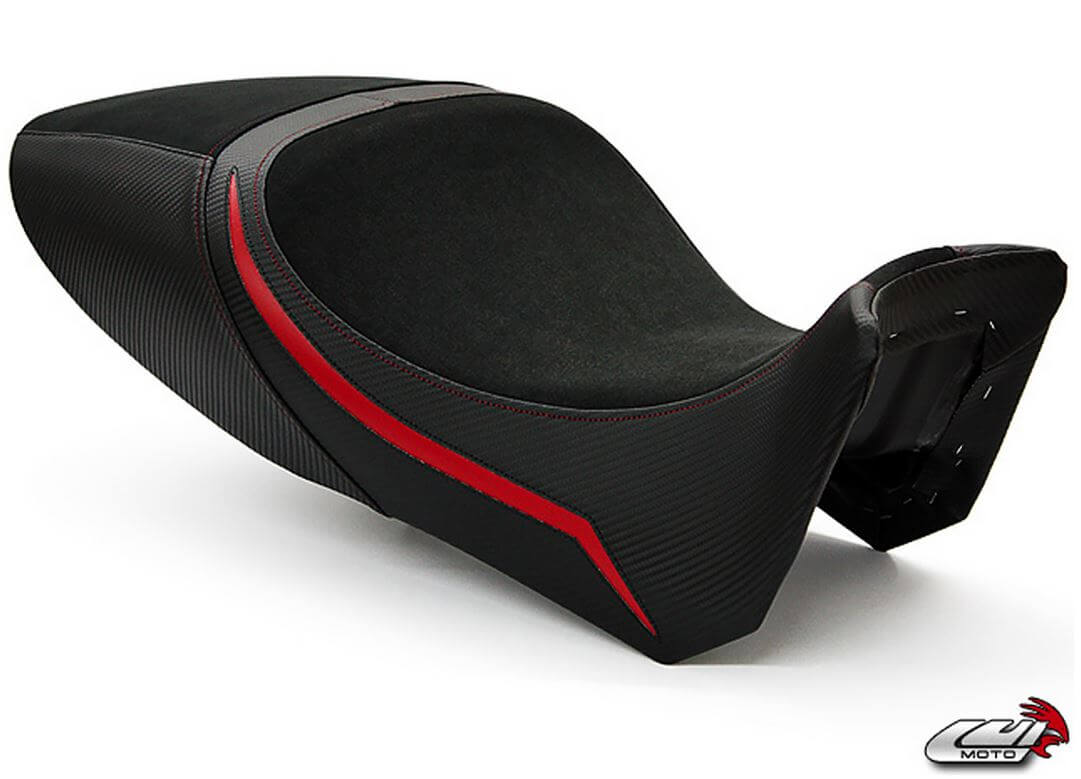 Luimoto Team Italia Suede Seat Covers '11-'14 Ducati Diavel