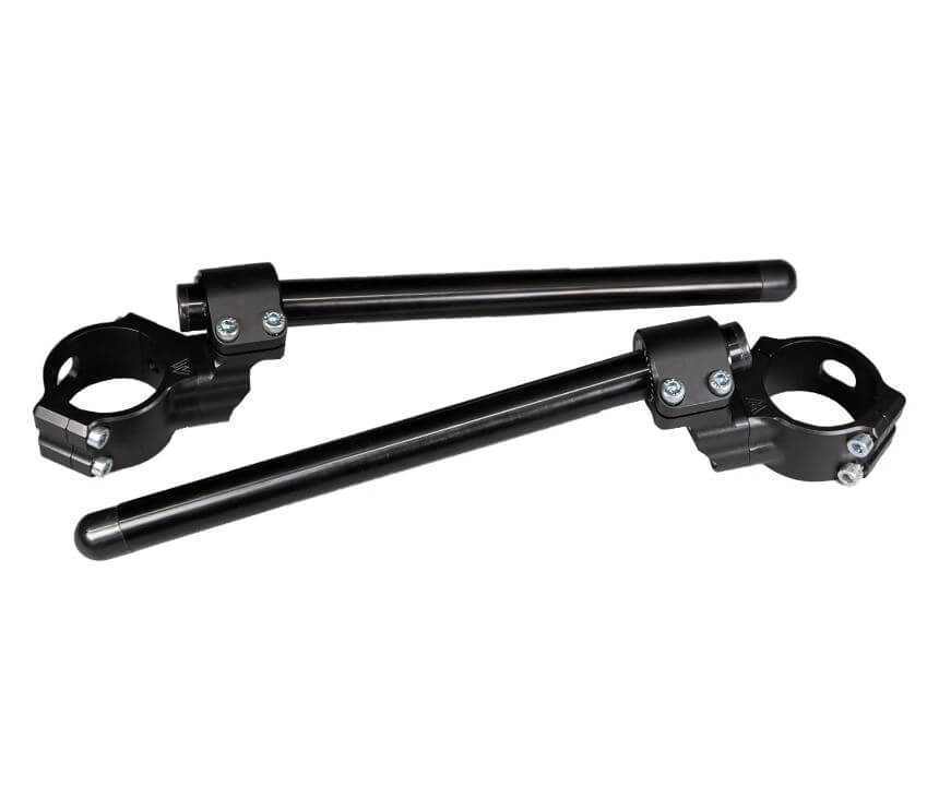 Woodcraft 35MM Rise Side Mount Adjustable Clip-On '13-'22 Kawasaki ZX-6R