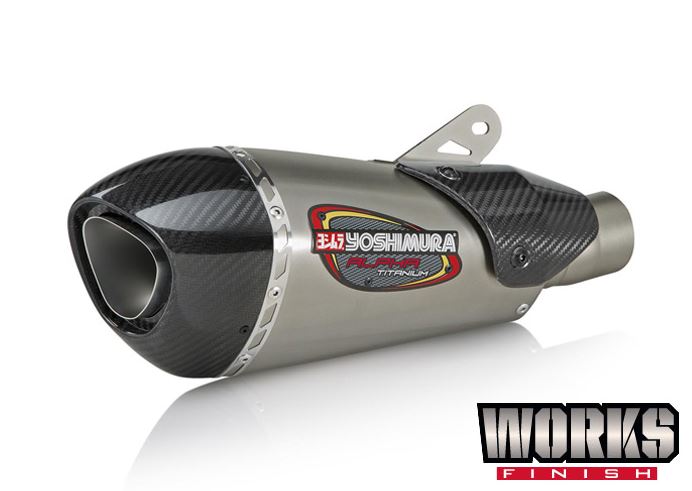 Yoshimura Race ALPHA T TT-TT-CF Slip-On Exhaust '17-'19 Aprilia RSV4 / Tuono V4