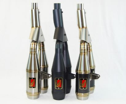 Competition Werkes GP Twin Stainless Steel Slip-on Exhaust 2006-2012 Triumph Daytona 675/R