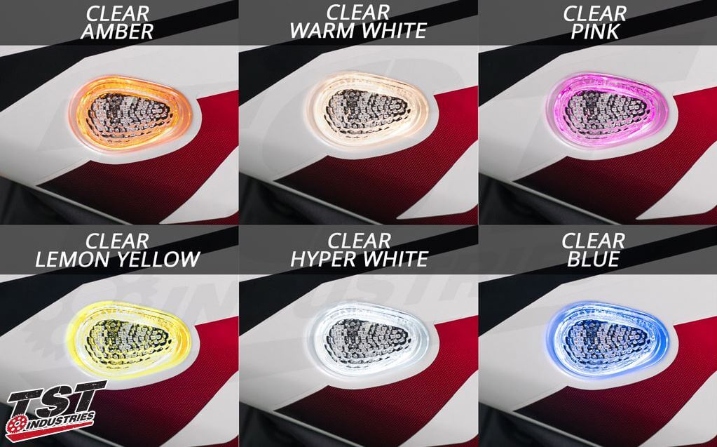 TST Industries HALO-GRT Front LED Flushmount Turn Signals Yamaha R3