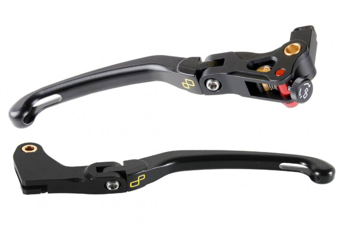 Lightech Magnesium Brake & Clutch Levers '06-'12 Triumph Daytona 675, '08-'16 Street Tripe R, '08-'10 Speed Triple/R