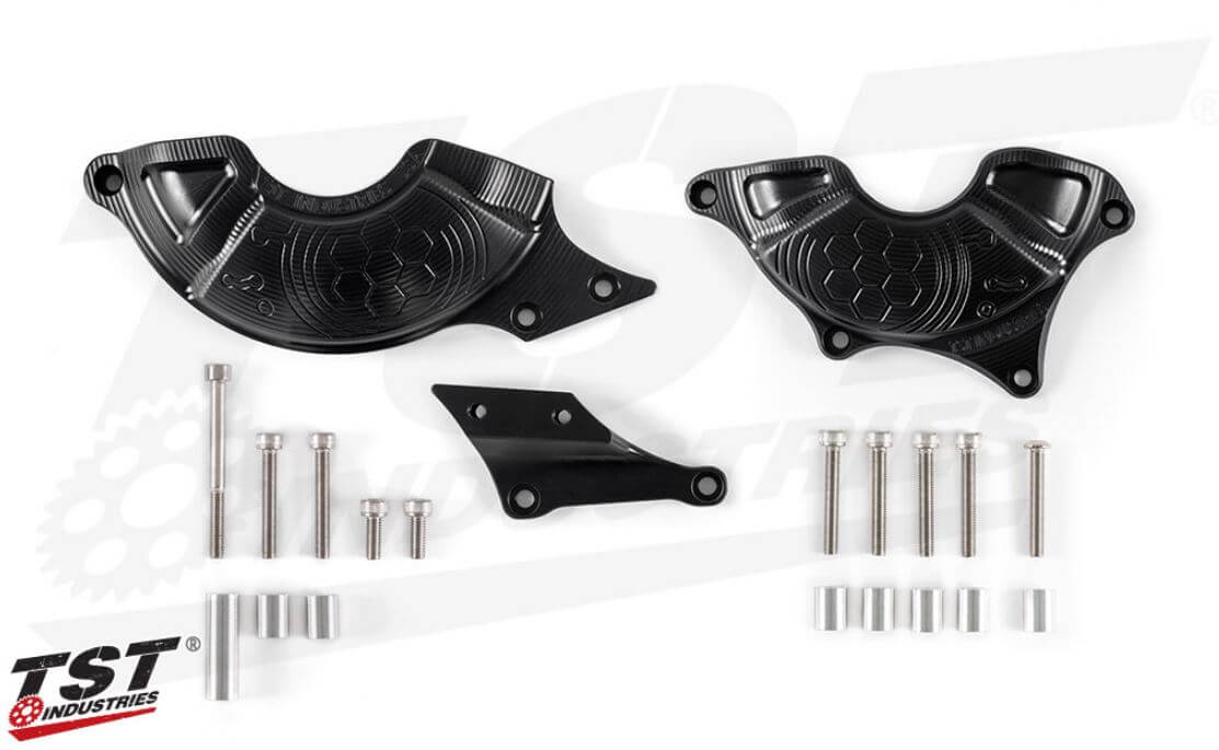 TST Industries Engine Case Cover Protectors 15-18 Yamaha R3