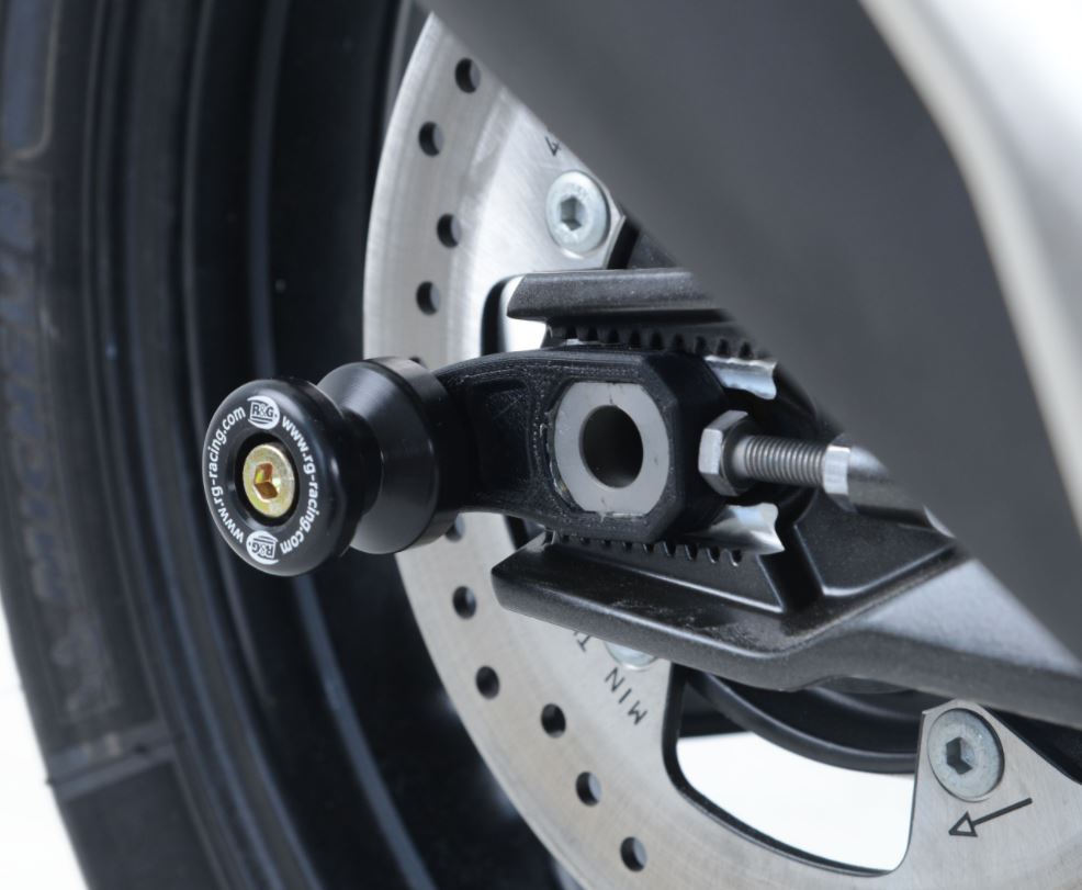 R&G Racing Offset Cotton Reel Swingarm Spools 2017-2018 BMW G310R / G310GS | CR0064BK