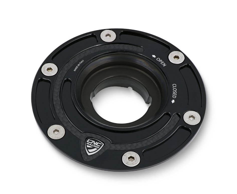 CNC Racing TSB02 Fuel Tank Cap Flange Carbon (check fitment chart)