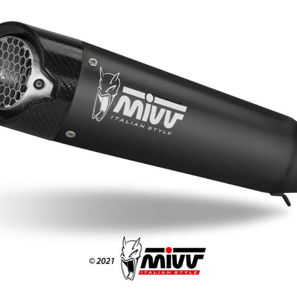 Buy MIVV X-M5 Black Stainless Steel Full Exhaust '21-'22 Yamaha MT
