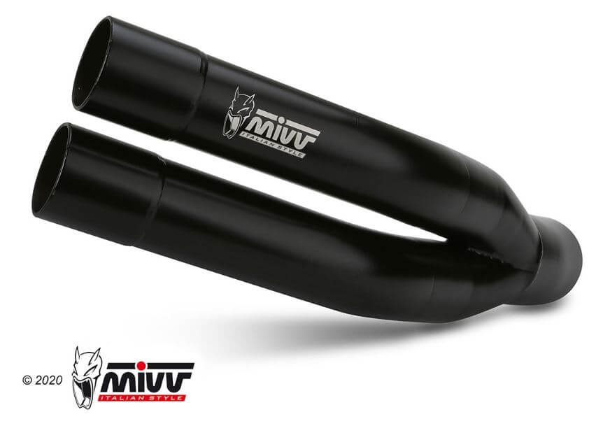 Buy MIVV Double Gun Black Slip-On Exhausts '20-'22 Kawasaki Z900