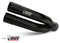 MIVV Double Gun Black Stainless Steel Slip-On Exhausts '20-'22 Kawasaki Z900