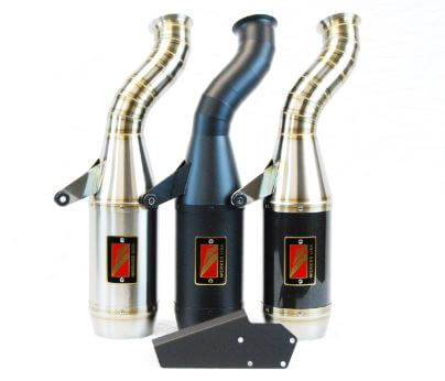 Competition Werkes GP Stainless Steel Slip-on Exhaust 2013-2017 Ducati Hyperstrada 821/939