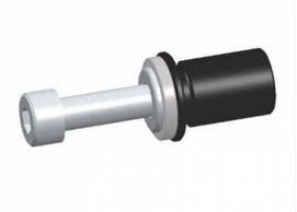 Rizoma LP335B Adapter for Rizoma Bar End Mirror / Proguard Lever Guard - MV Agusta Brutale 675/800/1090, Rivale 800, Yamaha FJ-09 / MT-09 Tracer