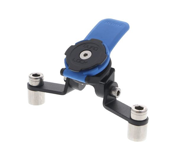 Evotech Performance Quad Lock Compatible Handlebar Clamp Sat Nav Mount '20- Kawasaki Versys 650/Tourer/Grand Tourer