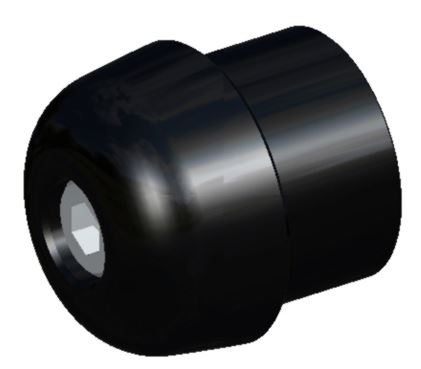 Rizoma LP818B Adapter for Rizoma Bar End Mirror / Proguard Lever Guard - '16-'18 Triumph Speed Triple 1050 S/R, '13-'17 Street Twin