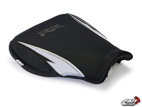 LuiMoto Tribal Blade Seat Cover 07-12 Honda CBR600RR - Cf Black/Cf Pearl
