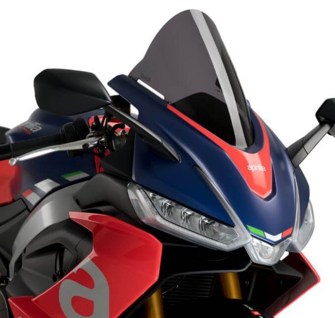 Puig R-Racer Windscreen for '21-'23 Aprilia RS 660