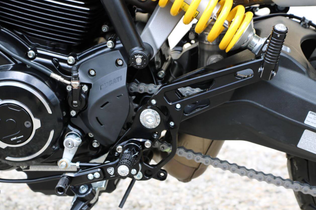 CNC Racing Adjustable Rear Sets Ducati Scrambler/Monster 797